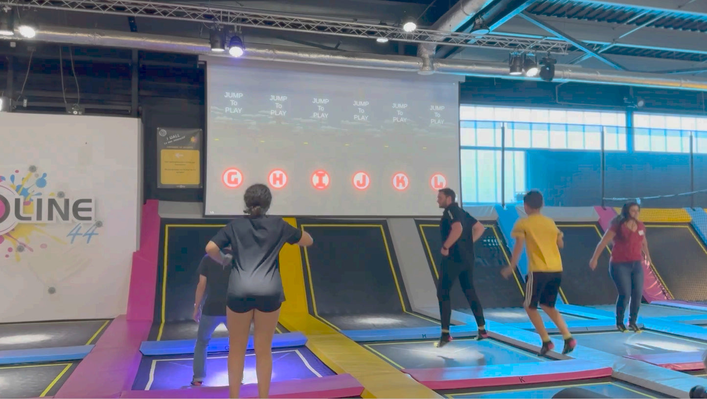 Interactive Trampoline Integrated