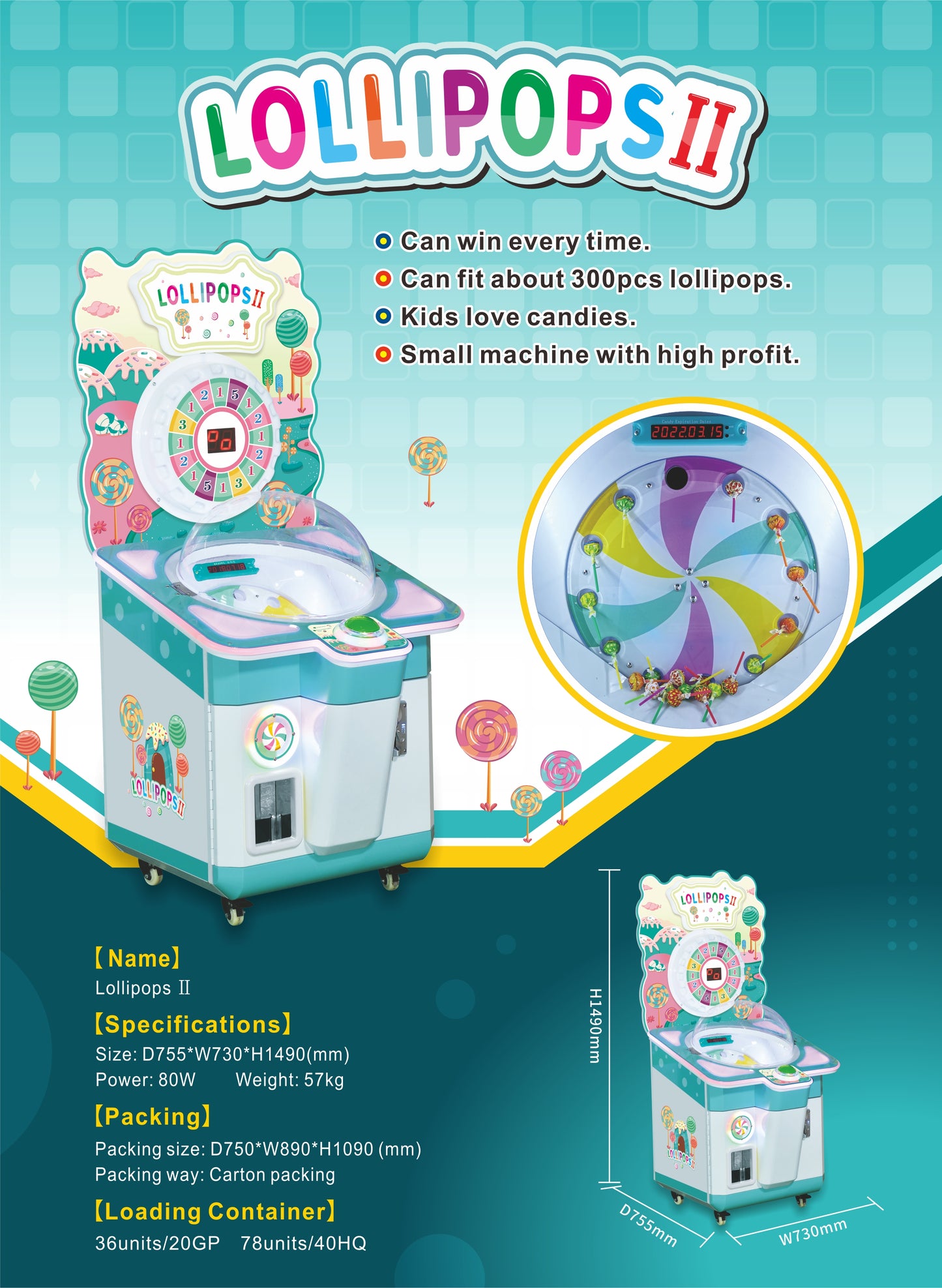 LOLLIPOPS II (Candy Machine)